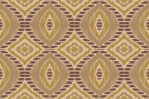 ikat damasco cachemir bordado antecedentes. ikat patrones geométrico étnico oriental modelo tradicional.azteca estilo resumen vector ilustración.diseño para textura,tela,ropa,envoltura,pareo.