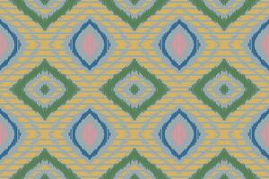 Motif Ikat Paisley Embroidery Background. Ikat Chevron Geometric Ethnic Oriental Pattern Traditional. Ikat Aztec Style Abstract Design for Print Texture,fabric,saree,sari,carpet. vector