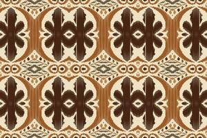 ikat floral cachemir bordado antecedentes. ikat textura geométrico étnico oriental modelo tradicional. ikat azteca estilo resumen diseño para impresión textura,tela,sari,sari,alfombra. vector