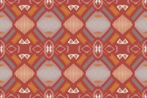 ikat floral cachemir bordado antecedentes. ikat damasco geométrico étnico oriental modelo tradicional.azteca estilo resumen vector ilustración.diseño para textura,tela,ropa,envoltura,pareo.