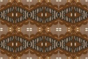 Motif Ikat Paisley Embroidery Background. Ikat Stripes Geometric Ethnic Oriental Pattern Traditional. Ikat Aztec Style Abstract Design for Print Texture,fabric,saree,sari,carpet. vector
