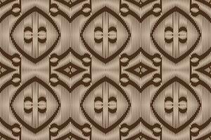 Motif Ikat Floral Paisley Embroidery Background. Ikat Background Geometric Ethnic Oriental Pattern Traditional. Ikat Aztec Style Abstract Design for Print Texture,fabric,saree,sari,carpet. vector