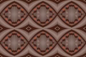 ikat tela cachemir bordado antecedentes. ikat marco geométrico étnico oriental modelo tradicional. ikat azteca estilo resumen diseño para impresión textura,tela,sari,sari,alfombra. vector