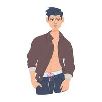 Trendy Men Fashion vector