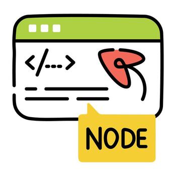 codificación web de moda vector