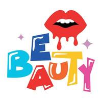 Trendy Beauty Concepts vector