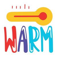 Trendy Warm Concepts vector