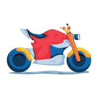 Trendy Heavy Bike vector