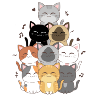 Cats and the Gang png