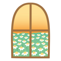 Daisy garden view png