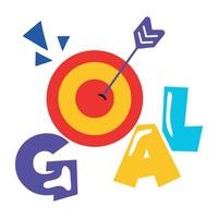 Trendy Target Goal vector