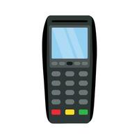 pos terminal para pago vector