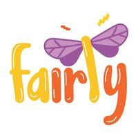 Trendy Fairly Concepts vector