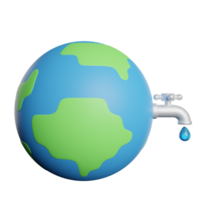 Save Water World png