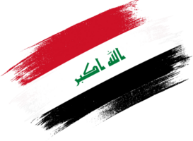 Irak bandera en mapa en transparente antecedentes o png