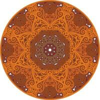 en capas mandala cortar archivo especialmente preparado para el corte máquinas. un en capas mandala diseño es un visualmente cautivador y dimensional formar de pared Arte decoración. vector