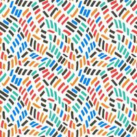 Hand drawn vector abstract seamless pattern with brush strokes. Painted spots as graphic design wallpaper. Artistic repeatable background.