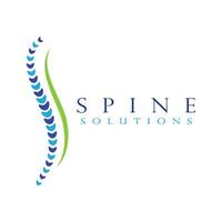 Spine diagnostics symbol design vector
