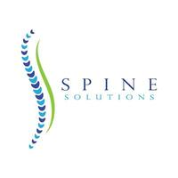 Spine diagnostics symbol design vector