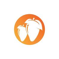 mango en estilo plano. logotipo vectorial de mango vector