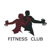 Bodybuilder Logo Template vector