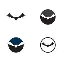 bat ilustration vector icon