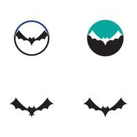 bat ilustration vector icon