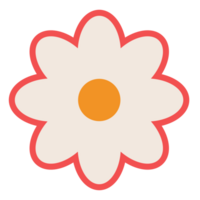 cute sticker flowers png