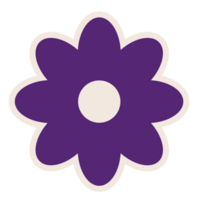 cute sticker flowers png