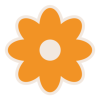 cute sticker flowers png