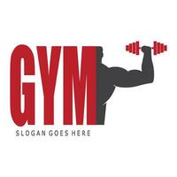 Bodybuilder Logo Template vector