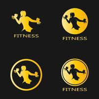 Bodybuilder Logo Template vector