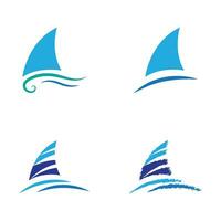 cruise ship Logo Template vector