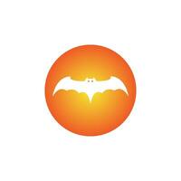 bat ilustration vector icon