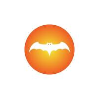 bat ilustration vector icon