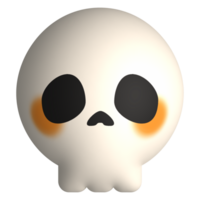 illustrazione di carino 3d cartone animato Halloween personaggi png