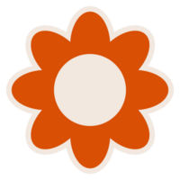 cute sticker flowers png