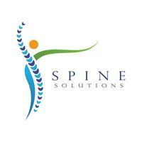 Spine diagnostics symbol design vector