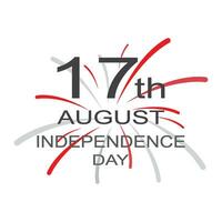 independence day of Indonesia logo vector