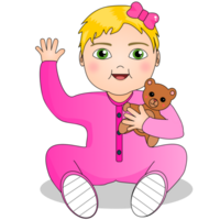 baby smiling design png