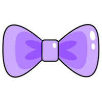 purple ribbon bow png