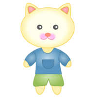 cute cat design png