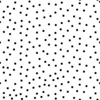 Dot pattern abstract background. Random scattered dots, black and white seamless, polka dot pattern. Celebration confetti background. Vector illustration EPS 10.