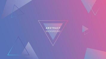 Abstract background with geometric, modern bright colorful gradient. Pink and blue pattern design banner. Dynamic light space backdrop. Vector illustration EPS 10.