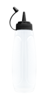 White plastic bottle for sauce png