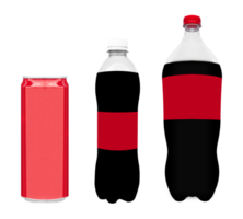 Cola soft drink variety of packaging png