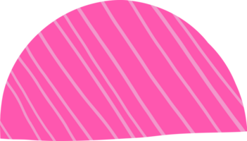 Pink shape with  pattern png