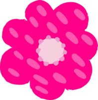 Rosa dekorativ Blume png