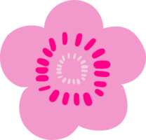 Pink decorative flower png