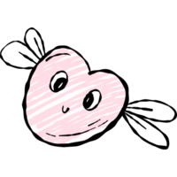 carino cuore con Ali png